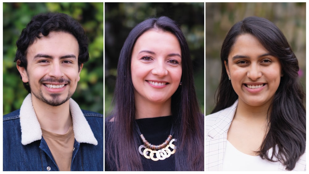 Foto Mateo Rodríguez, Martha Salamanca, María Paula Lapeira