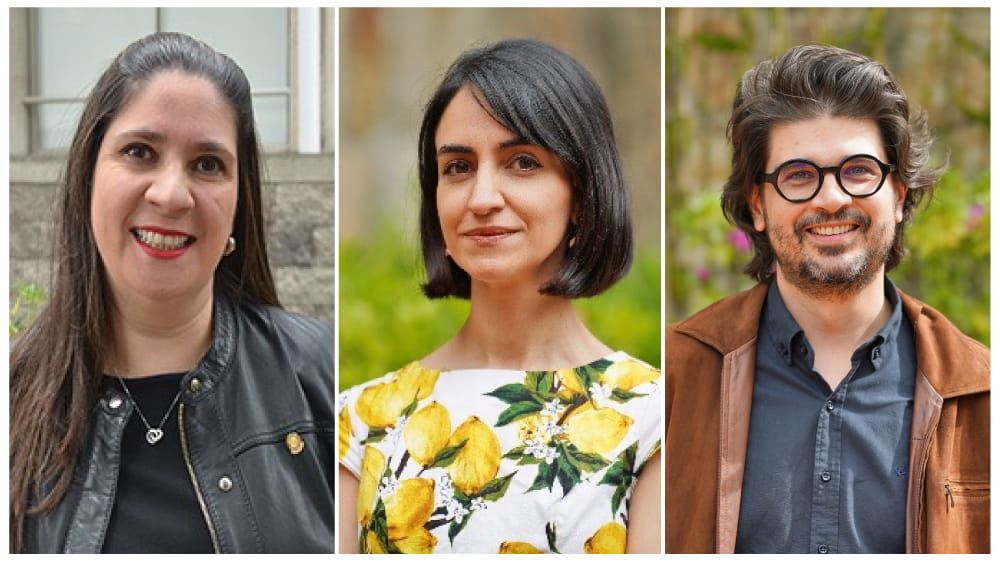 Foto Ana María Muñoz, María Adelaida Ceballos, Filipe Antunes Madeira Da Silva